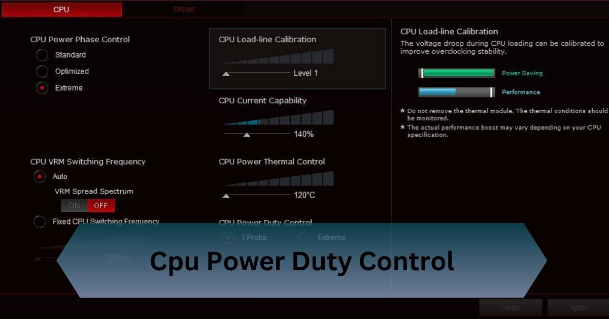 Cpu Power Duty Control