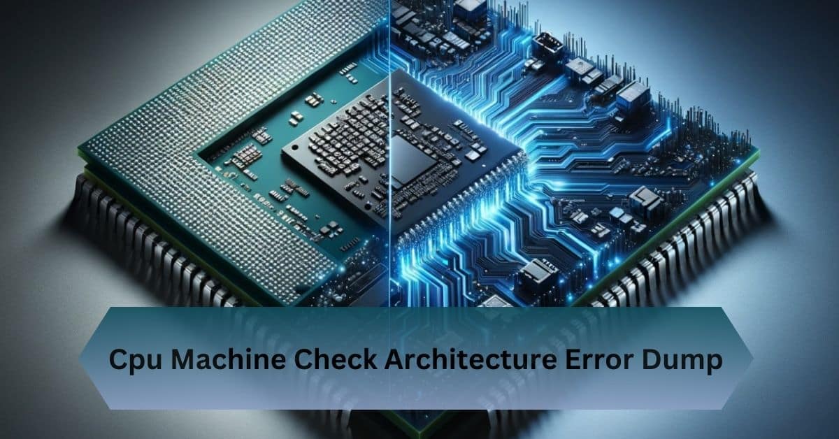 Cpu Machine Check Architecture Error Dump